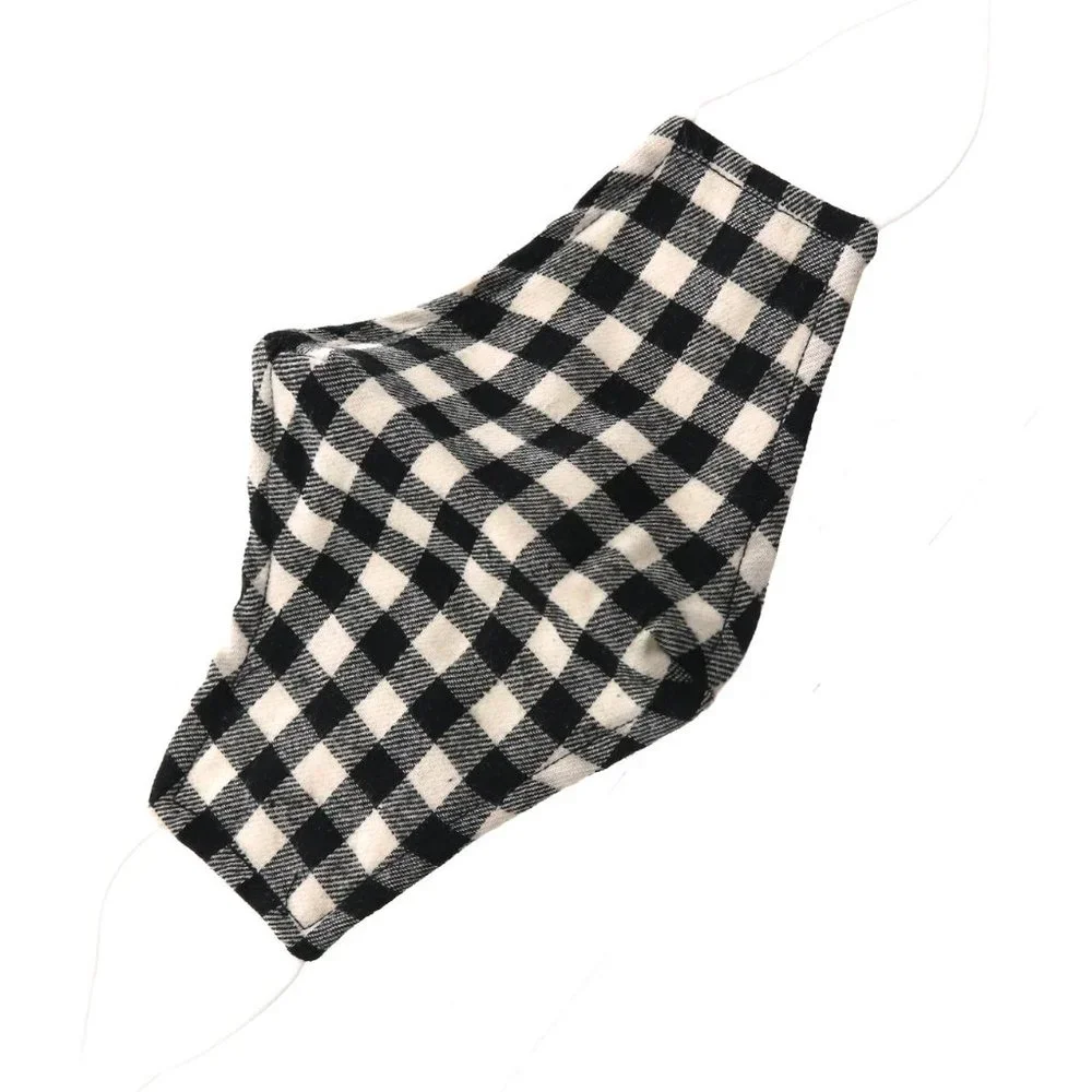 Wholesale buffalo Plaid Mask Set